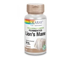 Solaray Fermented Lion's Mane - 60 Vegetarain Capsules