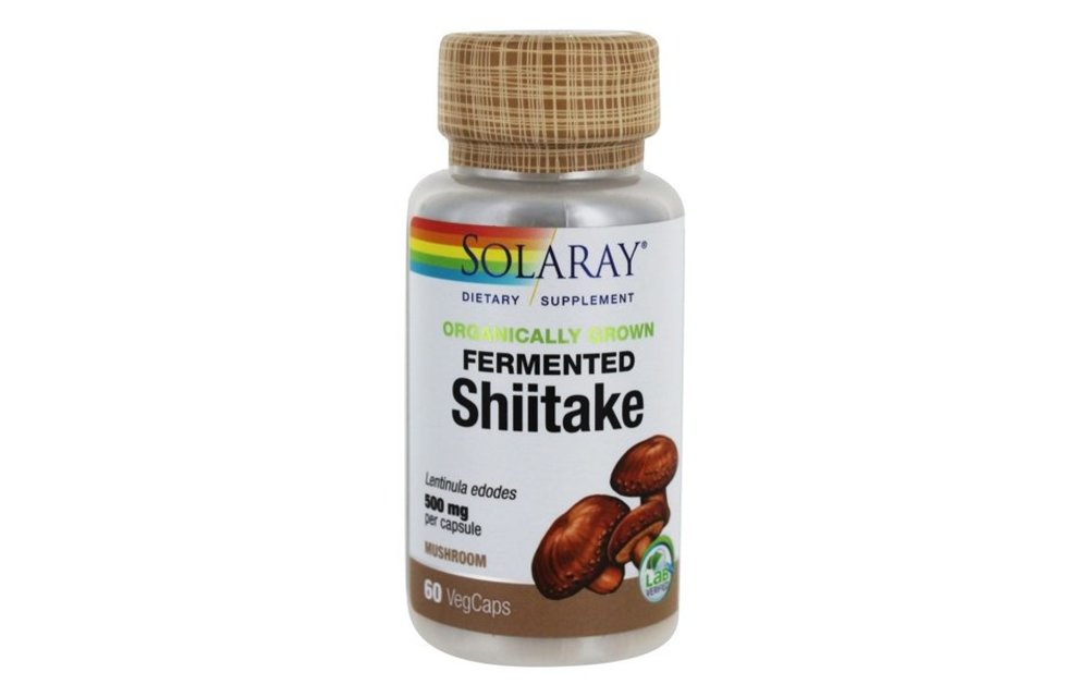 Fermented Shiitake Mushroom 500mg - 60 Vegetarian Capsules