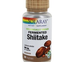 Solaray Fermented Shiitake Mushroom 500mg - 60 Vegetarian Capsules