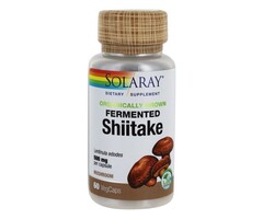 Solaray Fermented Shiitake Mushroom 500mg - 60 Vegetarian Capsules