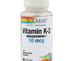 Solaray K-2 MK7 50mcg - 60 Vegetarain Capsules