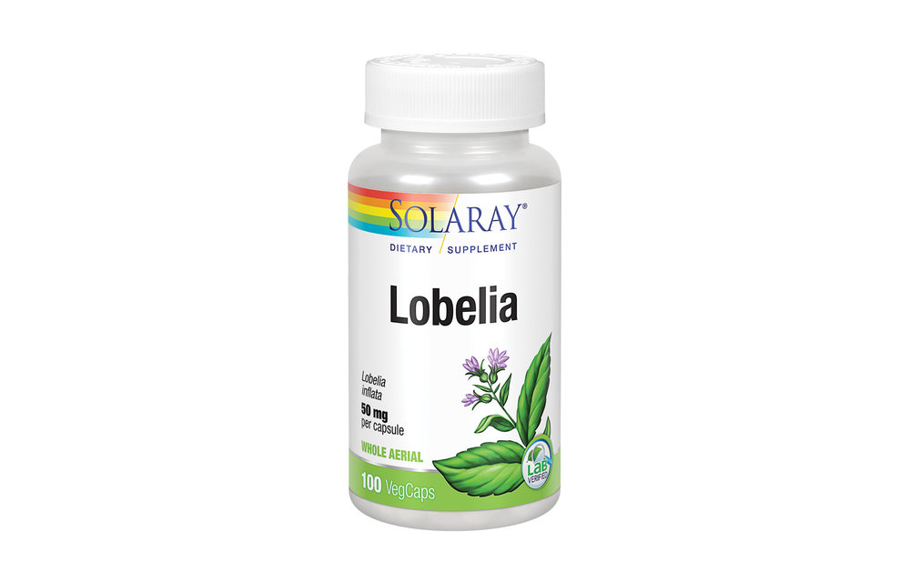 Lobelia 50mg - 100 Vegetarain Capsules