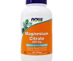 NOW FOODS Magnesium Citrate - 250 tablets