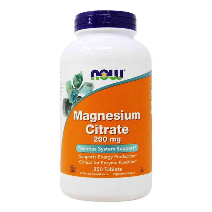 NOW FOODS Magnesium Citrate - 250 tablets