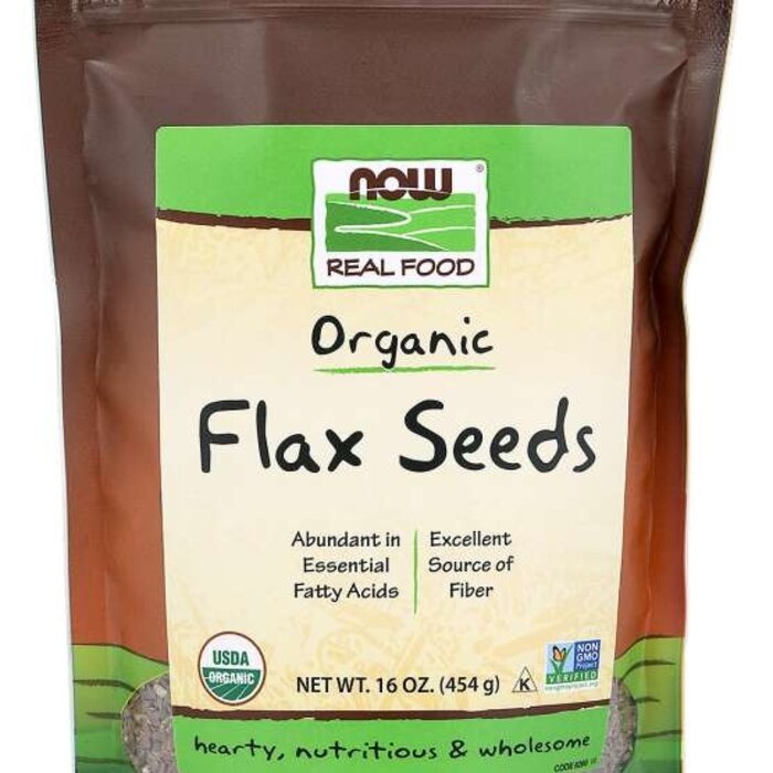 NOW FOODS NOW Foods Organic Flax Seeds 16 oz