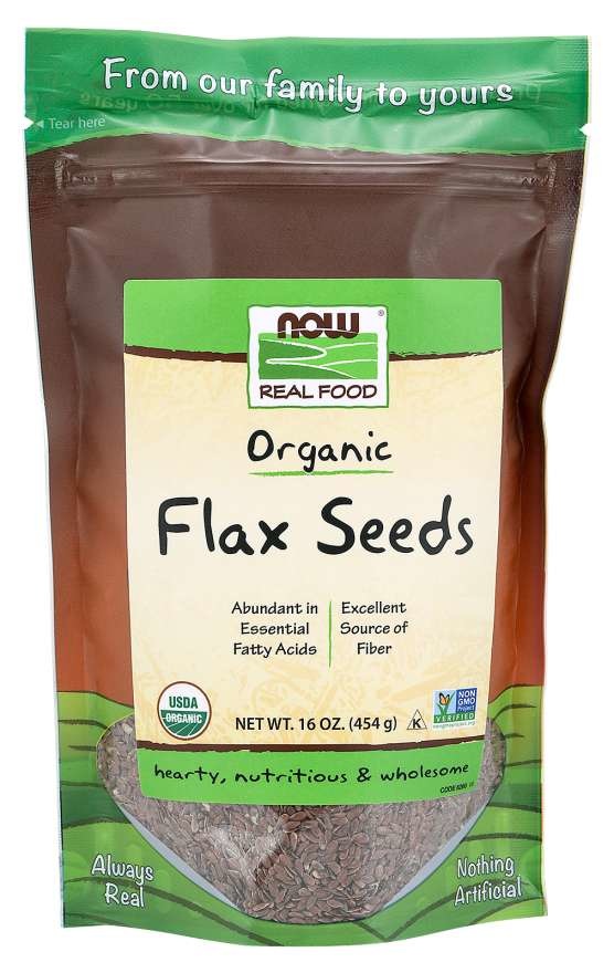 NOW FOODS NOW Foods Organic Flax Seeds 16 oz