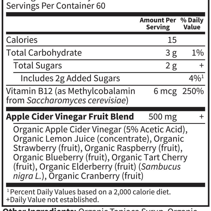 Garden of Life Apple Cider Vinegar Gummies - 60 ct