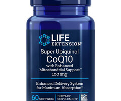 Life Extension Life Extension Super Ubiquinol CoQ10, 100 mg, 60 Softgels