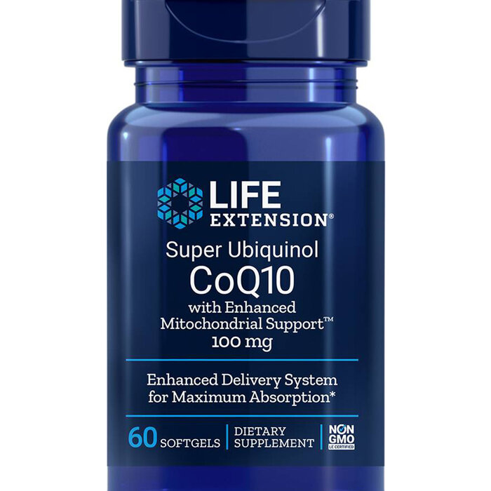Life Extension Life Extension Super Ubiquinol CoQ10, 100 mg, 60 Softgels