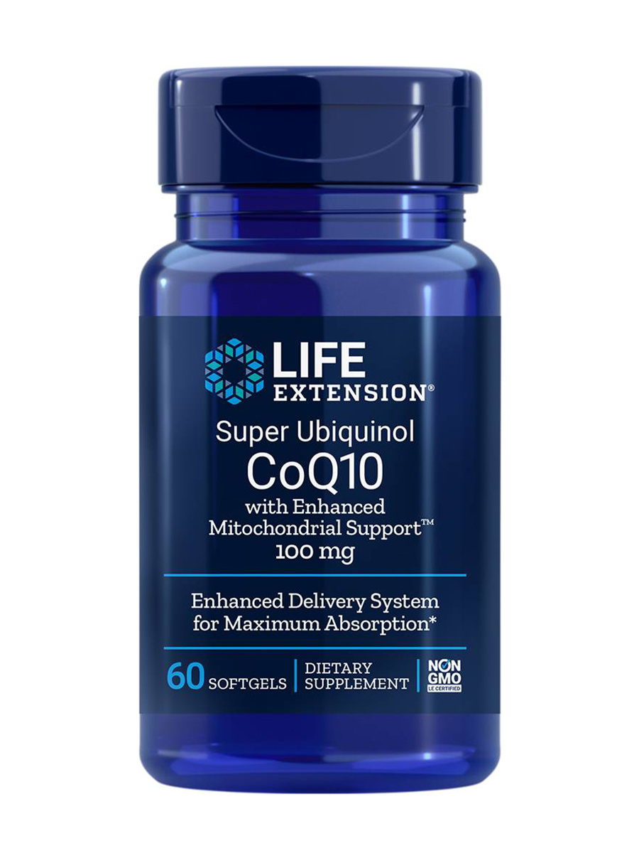 Life Extension Life Extension Super Ubiquinol CoQ10, 100 mg, 60 Softgels