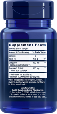 Life Extension Life Extension Super Ubiquinol CoQ10, 100 mg, 60 Softgels