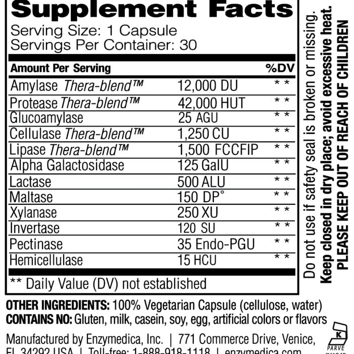 Enzymedica Enzymedica Digest Complete - 240 Capsules
