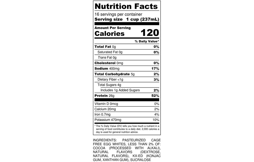 Muscle Egg Chocolate - one gallon