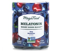 MegaFood Melatonin 3mg Berry Gummies
