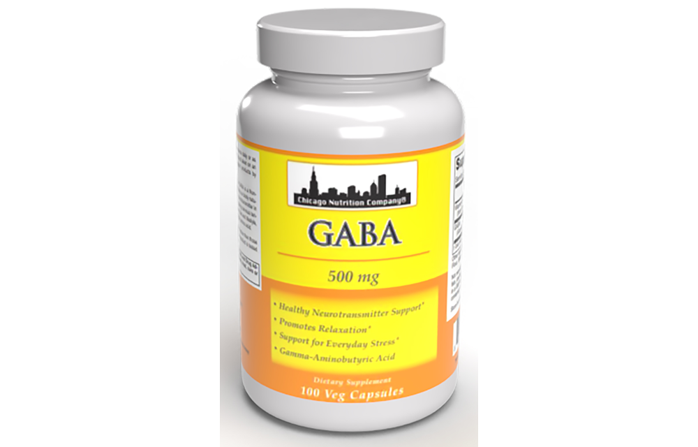 GABA 500mg 100 Veg Capsules