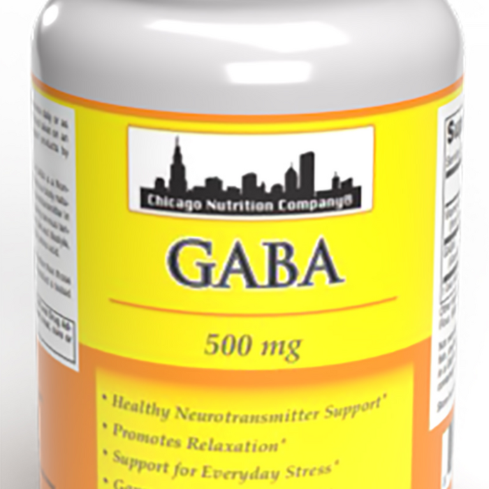 Chicago Nutrition Company GABA 500mg 100 Veg Capsules