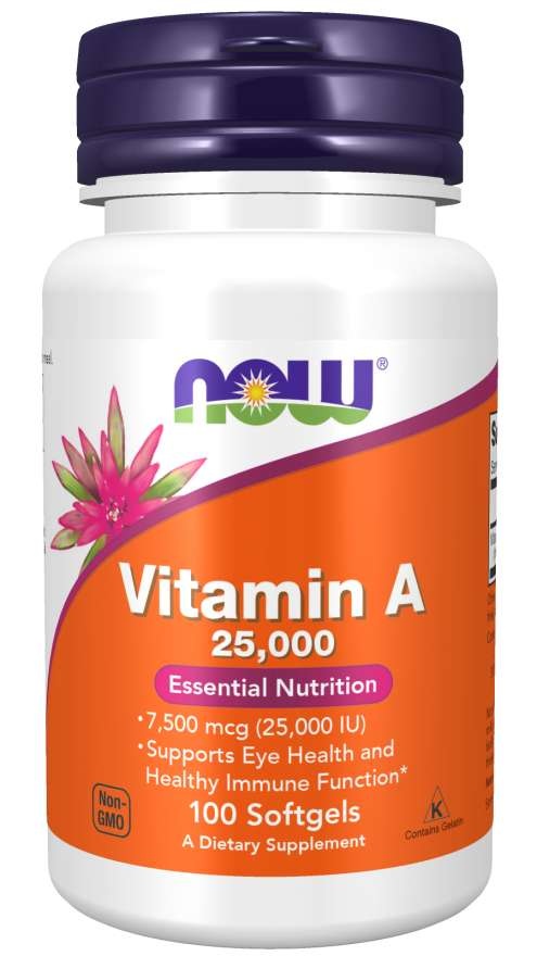 NOW FOODS NOW Foods Vitamin A 25,000 IU - 100 Softgels