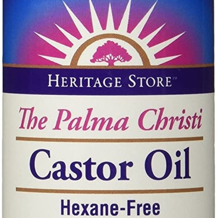 Heritage Store Castor Oil Palma Christa 16oz