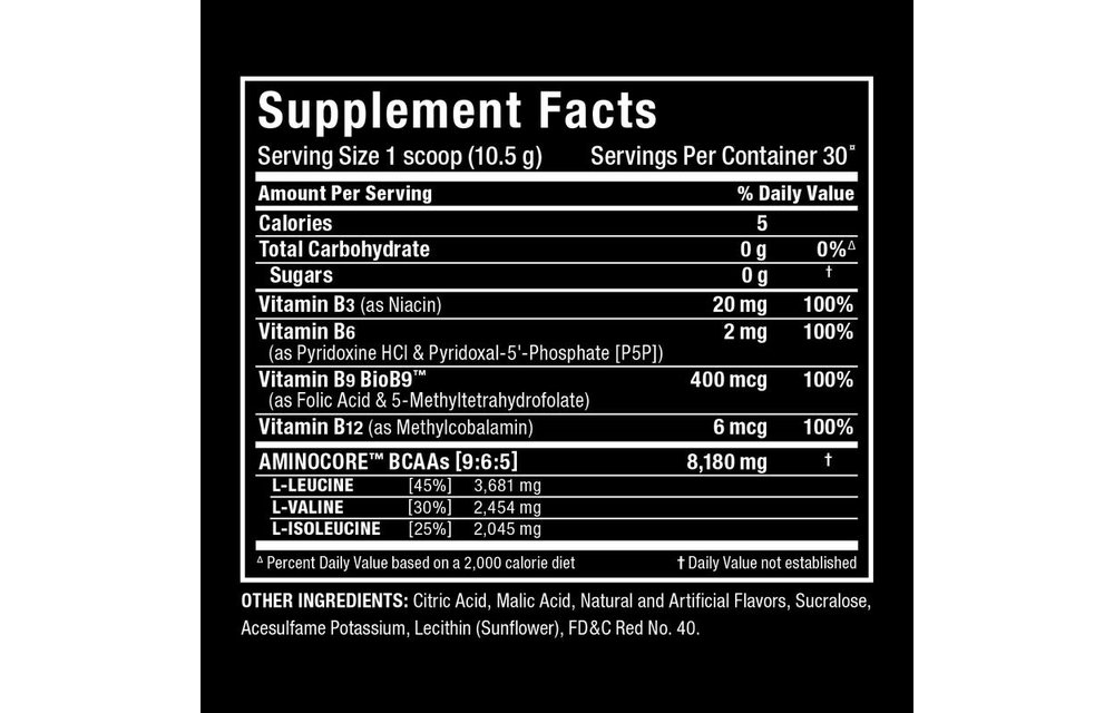 Aminocore BCAA 30serving - Sweet Tea
