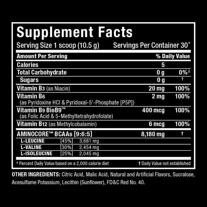 Aminocore BCAA 30serving - Sweet Tea