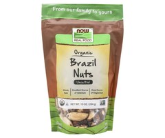 NOW FOODS Organic Brazil Nuts  10oz.