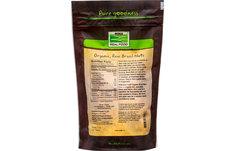 Organic Brazil Nuts 10oz.