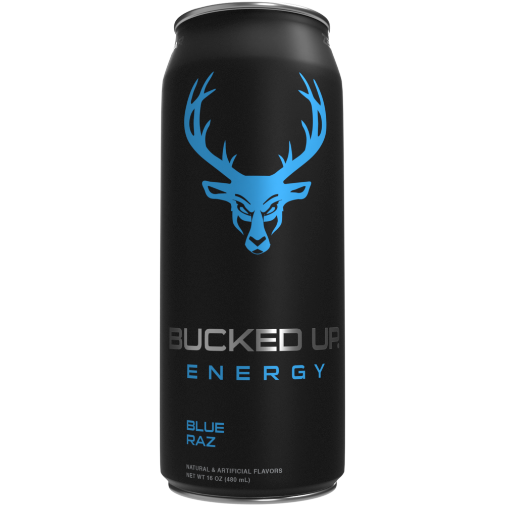 Bucked Up Energy RTD-Blue Raz - HealthKick Nutrition™ - Official Site -  Premium Supplements and Customer Service