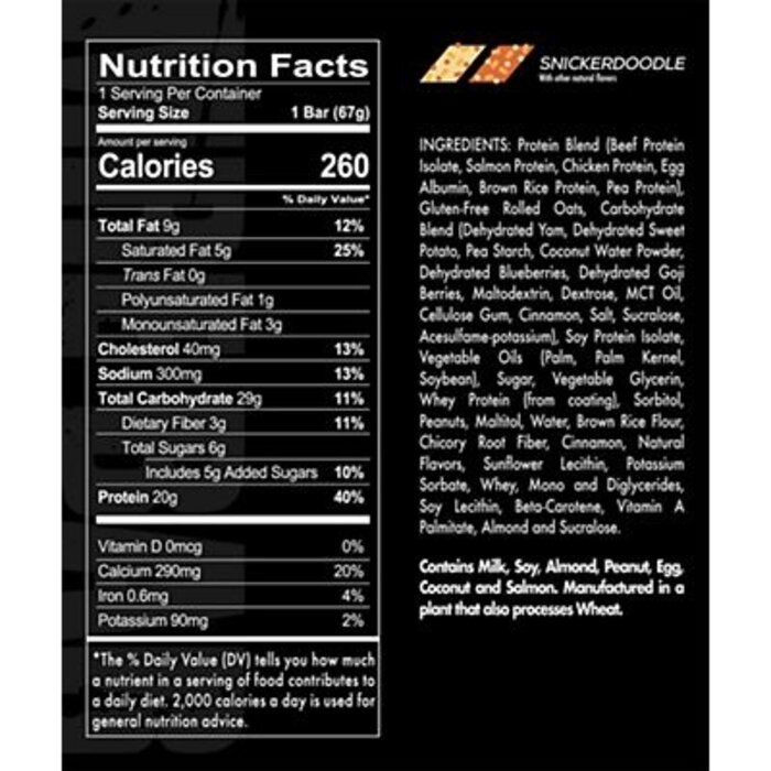 RedCon1 MRE BAR - Snickerdoodle