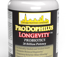 Chicago Nutrition Company Prodophilus Longevity - 20 Billion - 60 Veg Caps