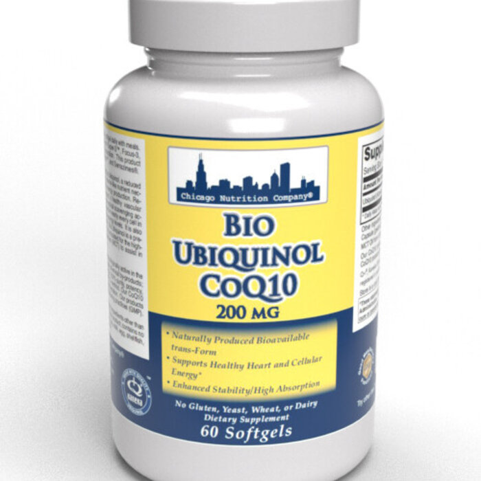 Chicago Nutrition Company Bio Ubiquinol CoQ10-200mg