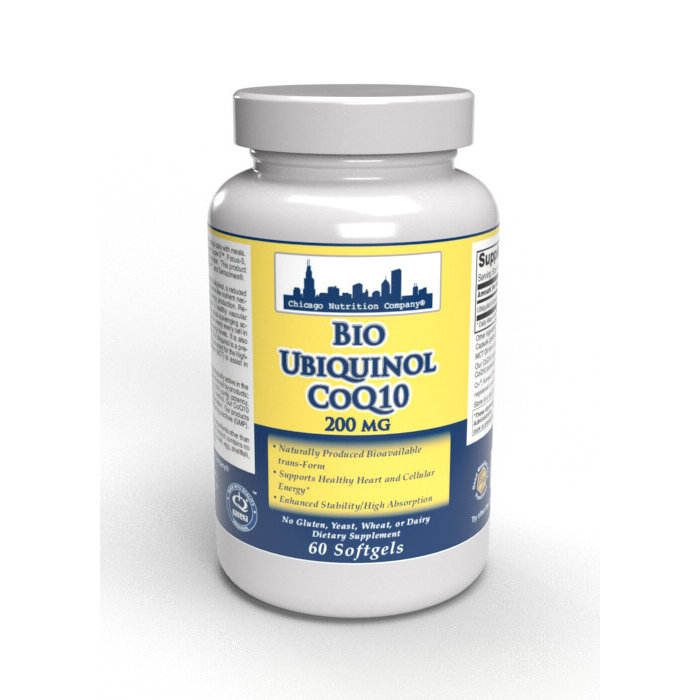 Chicago Nutrition Company Bio Ubiquinol CoQ10-200mg