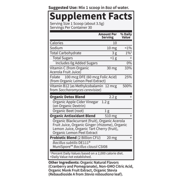 Garden of Life Garden of Life Beets Detox Powder