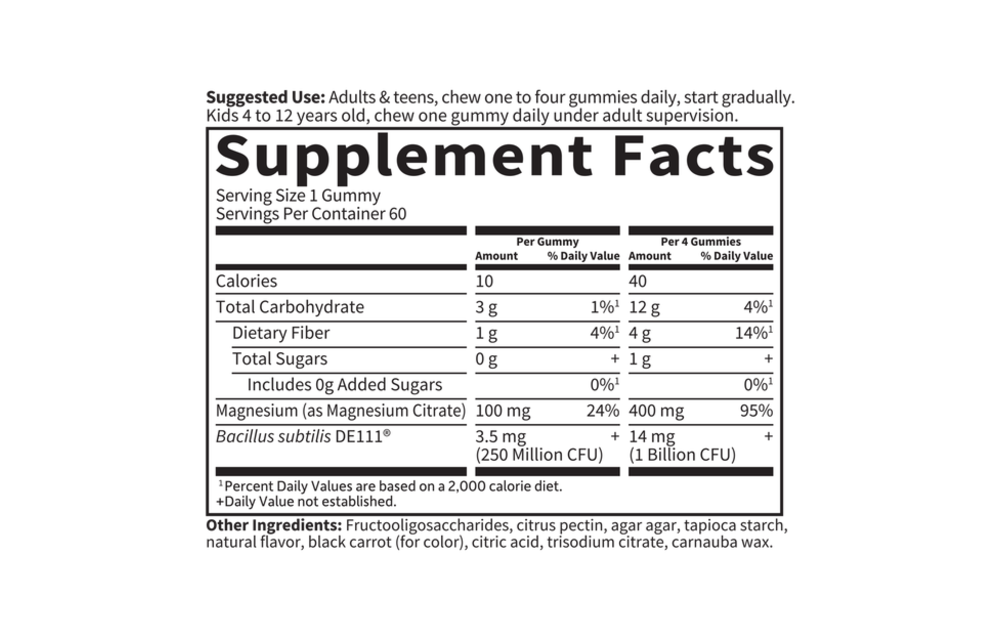 Garden of Life Magnesium with Pre/Probiotics HealthKick Nutrition