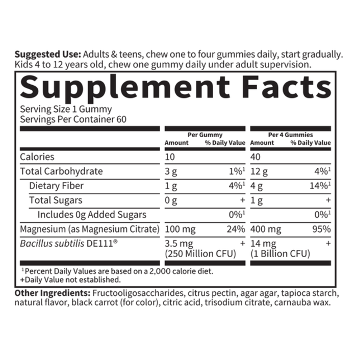 Garden of Life Garden of Life Magnesium Gummies with Pre/Probiotics Raspberry