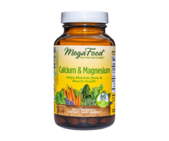 MegaFood Calcium & Magnesium   60 tabs