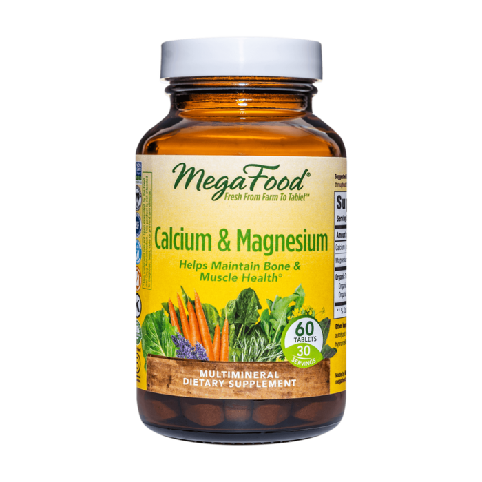 MegaFood Calcium & Magnesium 60 tabs