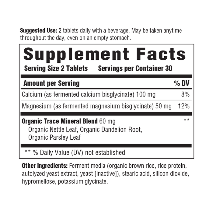 MegaFood Calcium & Magnesium 60 tabs
