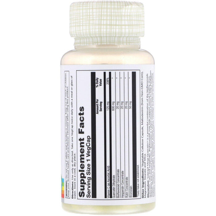 Solaray Mega Quercetin 600 mg