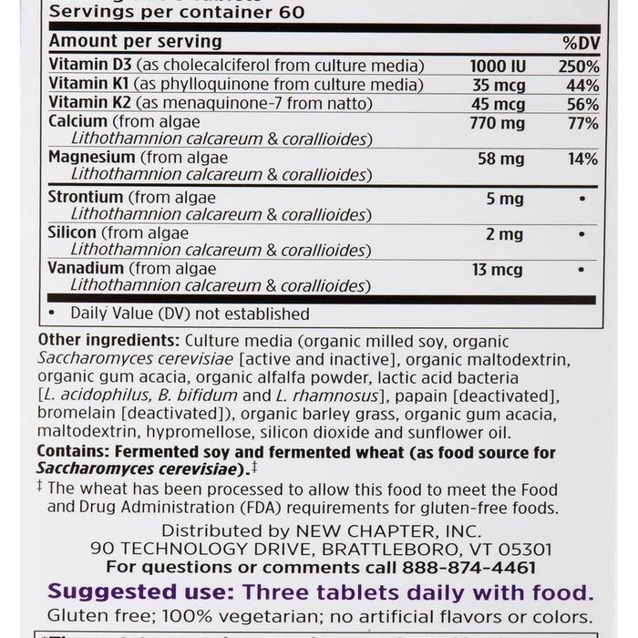 New Chapter New Chapter Bone Strength Take Care - 180 Tablets