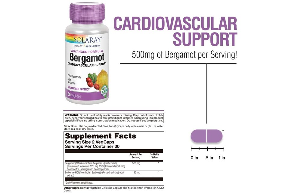 Bergamot 500mg 60 cap