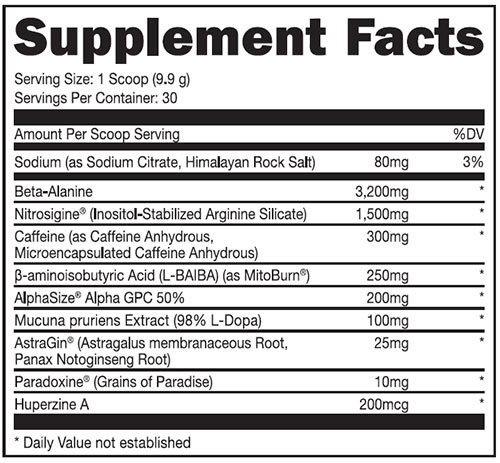 Das Labs Bucked Up LFG Burn Pre-Workout - Razzle Dazzle