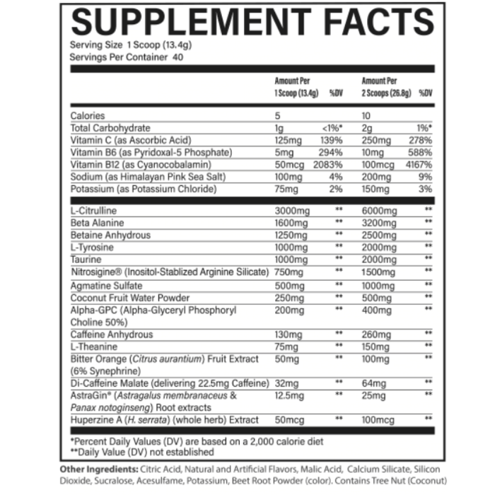 Raw Nutrition Raw Nutrition - Thavage Pre Workout - Blackberry Lemonade