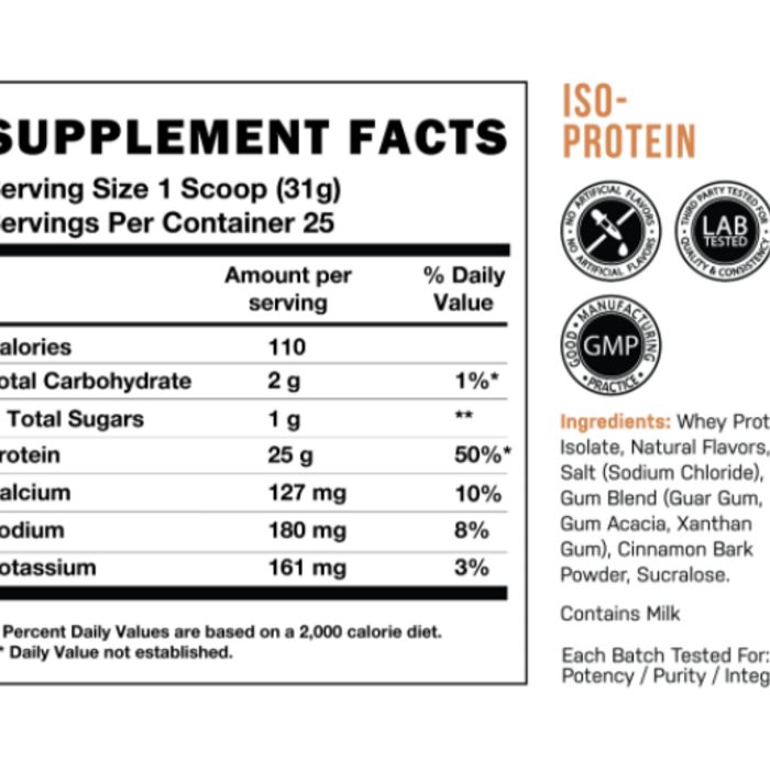 Raw Nutrition Raw Nutrition - Itholite Protein - Cinnamon Crunch Cereal