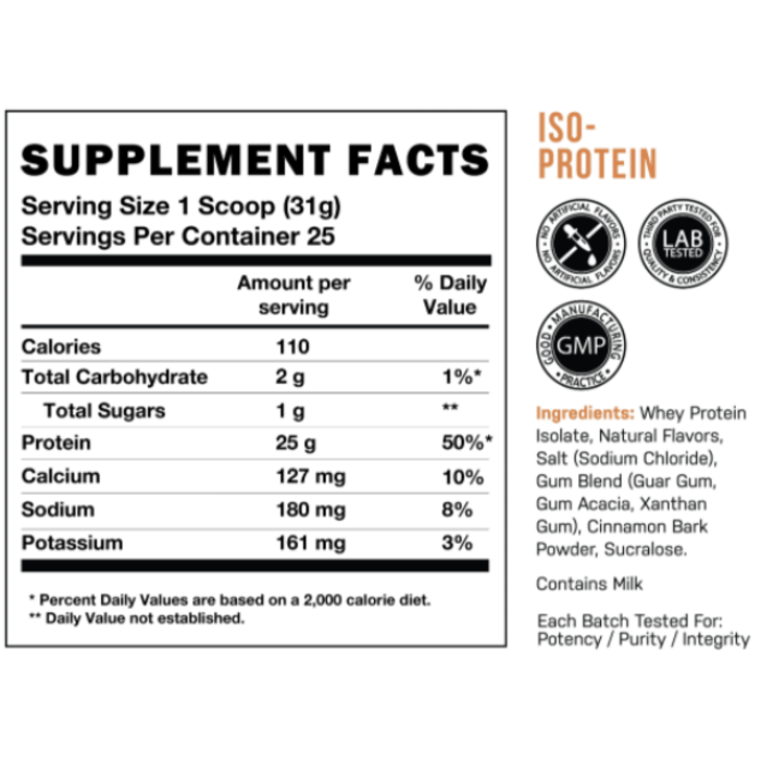 Raw Nutrition Raw Nutrition - Itholite Protein - Cinnamon Crunch Cereal