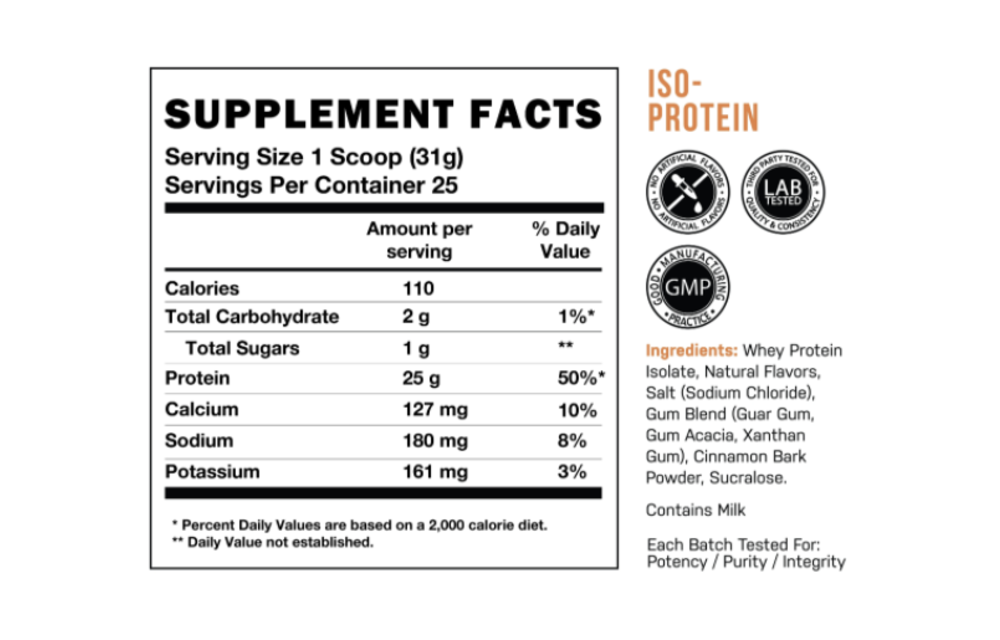 Raw Nutrition Itholate Protein - Vanilla Oatmeal Cookie