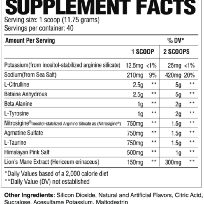 Raw Nutrition Raw Nutrition - Raw Pump - Pineapple