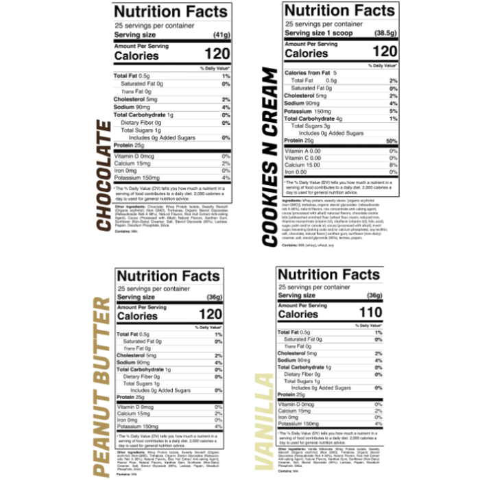 Raw Nutrition Raw Nutrition Whey Isolate - Cookies n Cream