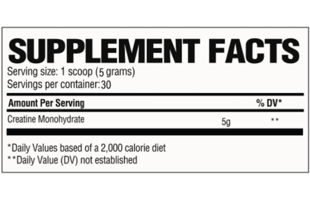 Raw Nutrition - Creatine