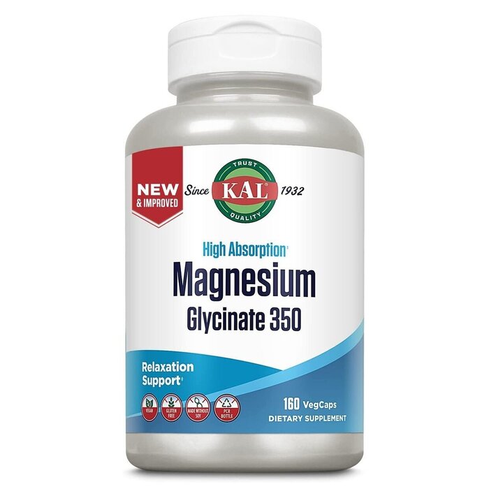 KAL Magnesium Glycinate 350mg 160 caps