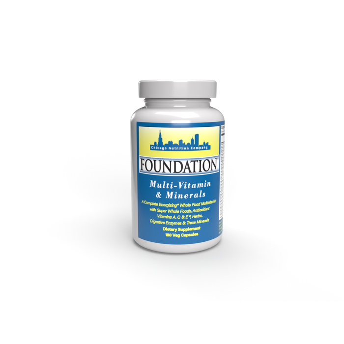 Chicago Nutrition Company Foundation Multi-Vitamin & Minerals 180 Veg Capsules